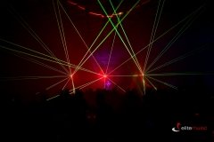 Pokaz laserowy i skrzypce