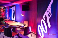 Wystrój tematyczny - wieczór James Bond Casino