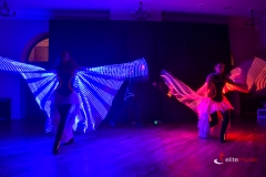 Pokaz Lightshow - skrzydła led