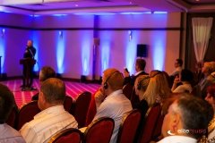 Dekorowanie światłem na organizowanej konferencji