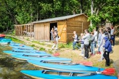 Zawody wodne podczas pikniku pirackiego