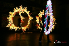 Pokaz lightshow tworzy fantastyczne wzory