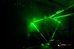 Pokaz laserowy w trakcie visualshow