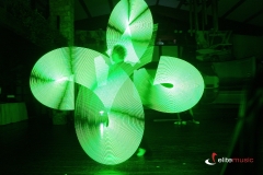 Pokaz lightshow tworzy fantastyczne wzory