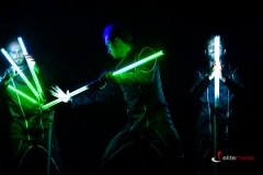 Pokaz Visualshow - maczety ledowe