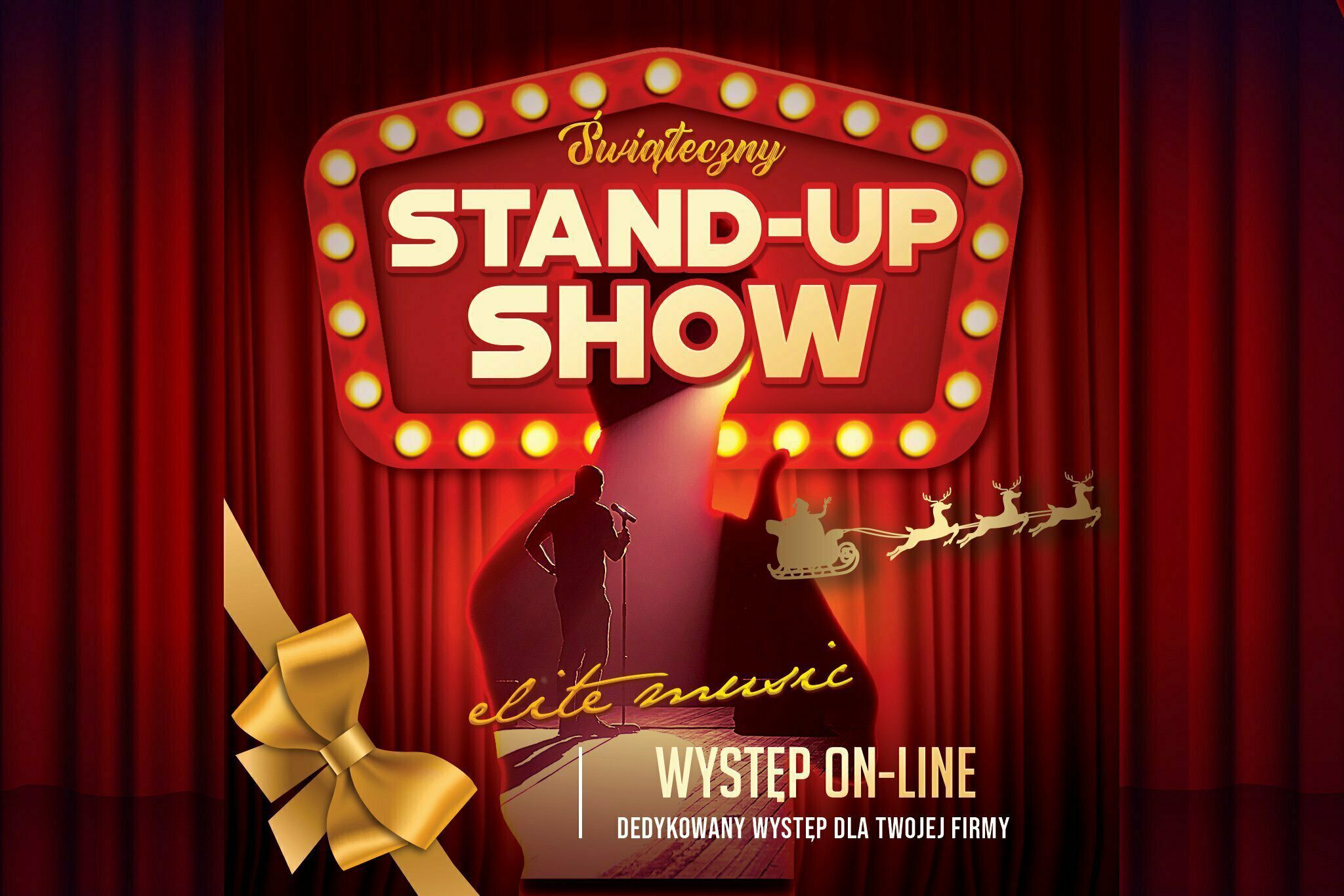 Świąteczny stand-up show - występ on-line