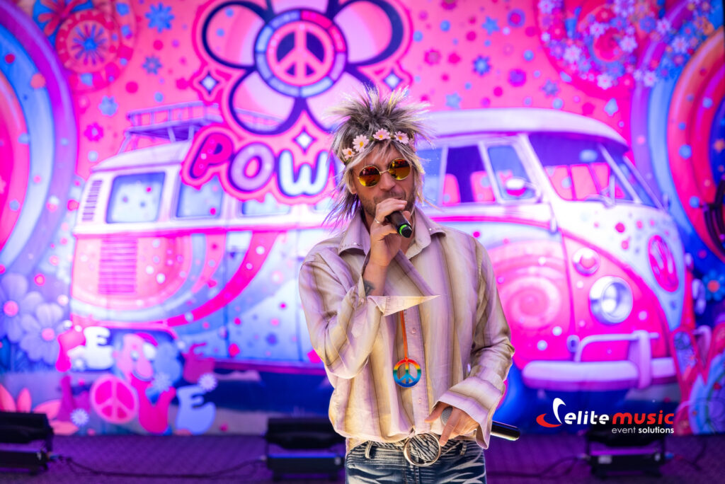 Impreza tematyczna flower power - dzieci kwaity