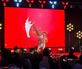 Duet akrobatyczny Pokaz akrobatyczny duetu podczas eventu firmowego